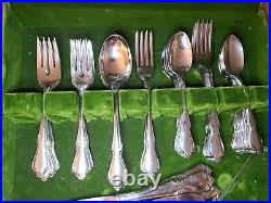 LOT 74 Pcs Oneida CHATEAU Service for 11 Plus Oneidacraft Deluxe Stainless USA