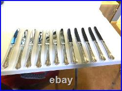 LOT OF 12 Oneida Deluxe RUSHMORE 9 1/2 DINNER KNIFE GOOD PRE-OWNED CONDITION