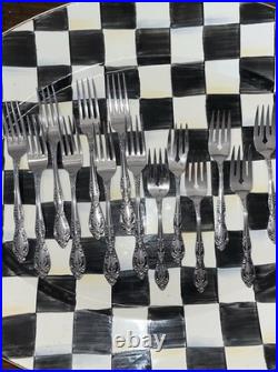 LOT Of 54 Oneida! Complete Set Of 6 Oneida Profile Galveston Stainless Flatware