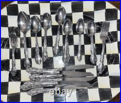 LOT Of 54 Oneida! Complete Set Of 6 Oneida Profile Galveston Stainless Flatware