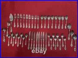 LOUISIANA Stainless By Oneida 46pc Service For 8 Plus 6pc Serving Set