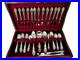 Large Set Oneida Brahms Stainless Silverware Forks Knives Spoon Serving