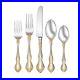 Lenox Oneida Golden Mandolina 45-Piece Flatware Set, Stainless Steel