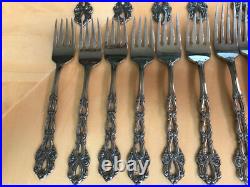 Lot 29 Oneida Community Stainless Flatware HOSTESS SERVING Pcs Forks Knives +++