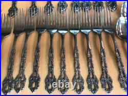 Lot 29 Oneida Community Stainless Flatware HOSTESS SERVING Pcs Forks Knives +++