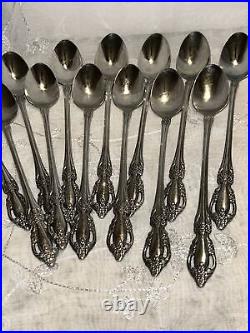 Lot 62 Pc Set Oneida Deluxe Stainless Monte Carlo Flatware Forks Spoons Knives
