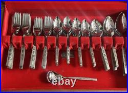 Lot Of 104 Pc Oneida SPANADA Premier Stainless Flatware MCM Setting for 16 NEW