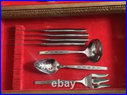 Lot Of 104 Pc Oneida SPANADA Premier Stainless Flatware MCM Setting for 16 NEW