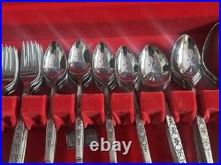 Lot Of 104 Pc Oneida SPANADA Premier Stainless Flatware MCM Setting for 16 NEW