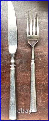 Lot Of 46 Pieces Oneida USA Easton Cube Stainless Flatware