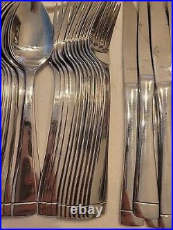 Lot Of 49 Oneida Stainless China MERCER MIRROR Spoons Forks Knives