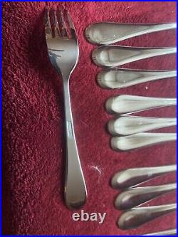 Lot Of 60 Pc Oneida OMNI Heirloom Cube Stainless Flatware Spoon Fork Knife