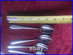 Lot Of 60 Pc Oneida OMNI Heirloom Cube Stainless Flatware Spoon Fork Knife