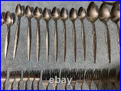 Lot Of 71 Pcs. Venetia Oneida Community Stainless Flatware Shrimp Forks Spoons +