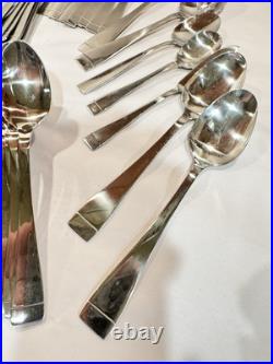 Lot Of 89 Oneida Stainless China MERCER MIRROR Spoons Forks Knives