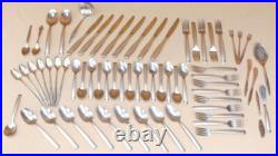 Lot Vintage Oneida Flatware mix most Knot Pattern Silverware Mixed types YU