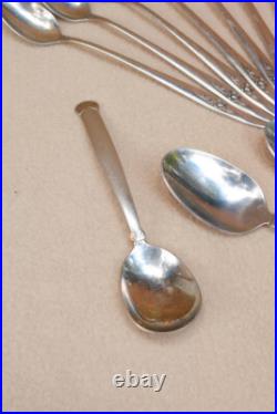 Lot Vintage Oneida Flatware mix most Knot Pattern Silverware Mixed types YU