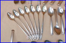 Lot Vintage Oneida Flatware mix most Knot Pattern Silverware Mixed types YU