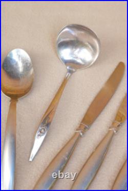 Lot Vintage Oneida Flatware mix most Knot Pattern Silverware Mixed types YU