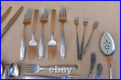 Lot Vintage Oneida Flatware mix most Knot Pattern Silverware Mixed types YU