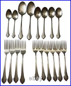 Lot of 18 pcs Oneida Bittersweet Repose Stainless Silverware Flatware