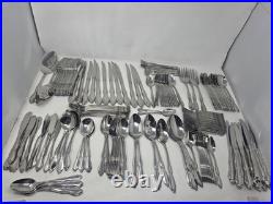 Lot of 192 Oneida Oneidacraft Chateau Stainless Flatware