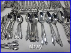 Lot of 192 Oneida Oneidacraft Chateau Stainless Flatware