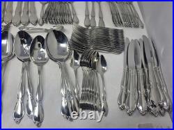 Lot of 192 Oneida Oneidacraft Chateau Stainless Flatware Lot of 192 Oneida Oneidacraft Chateau Stainless Flatware