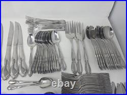 Lot of 192 Oneida Oneidacraft Chateau Stainless Flatware Lot of 192 Oneida Oneidacraft Chateau Stainless Flatware