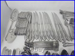 Lot of 192 Oneida Oneidacraft Chateau Stainless Flatware Lot of 192 Oneida Oneidacraft Chateau Stainless Flatware