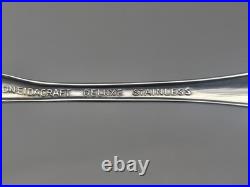 Lot of 192 Oneida Oneidacraft Chateau Stainless Flatware