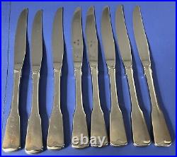 Lot of 35 American Colonial Cube by Oneida Satin Stainless Fork Knives Spoons