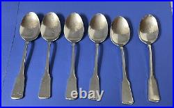 Lot of 35 American Colonial Cube by Oneida Satin Stainless Fork Knives Spoons