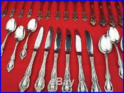Lot of 42 Oneida Distinction Deluxe HH Stainless Flatware Service for 6 RAPHAEL