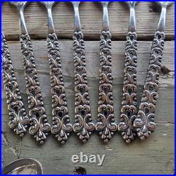 Lot of 43 Oneida Northland Old Baroque Stainless Steel Silverware Flatware