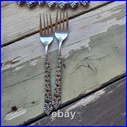 Lot of 43 Oneida Northland Old Baroque Stainless Steel Silverware Flatware