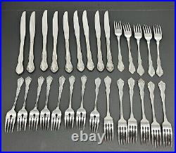 Lot of 53 Wm A Rogers Oneida LTD Mansfield Amadeus Deluxe Stainless Flatware