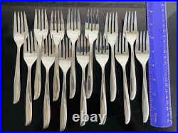 MCM Oneida Twin Star Community Stainless Silverware Starburst 80pcs Set For 12