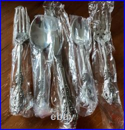 MICHELANGELO 20 Pc 4 Place Settings Oneida Stainless Flatware Cube USA Unused