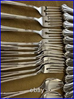 MINT! Oneida Community Stainless CLARETTE SERVICE FOR 12 + Serving Set