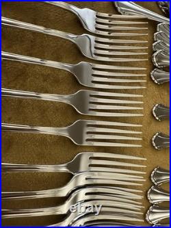 MINT! Oneida Community Stainless CLARETTE SERVICE FOR 12 + Serving Set