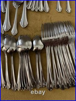 MINT! Oneida Community Stainless CLARETTE SERVICE FOR 12 + Serving Set