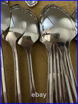 MINT! Oneida Community Stainless CLARETTE SERVICE FOR 12 + Serving Set