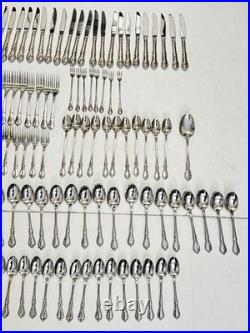Mansion Hall Oneida Stainless Distinction Deluxe HH Flatware Cutlery 116 Pieces