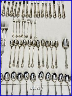 Mansion Hall Oneida Stainless Distinction Deluxe HH Flatware Cutlery 116 Pieces