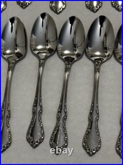 Mansion Hall Oneida Stainless Distinction Deluxe HH Flatware Cutlery 116 Pieces