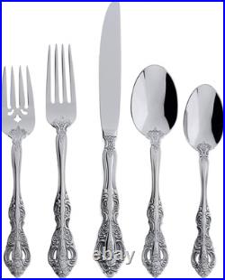 Michelangelo Fine Flatware Teaspoons, Set of 4, 18/10 Stainless Steel