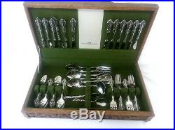 Michelangelo Oneida 68 Pc 12 Place Settings Stainless Cube Flatware Set