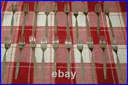 Mint Oneida Community FROSTFIRE Stainless Flatware Silverware 125 Piece