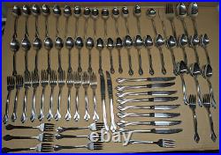 Mixed Lot Of Oneida Tribeca Flatware 70 Pieces Silverware Spoons Forks READ